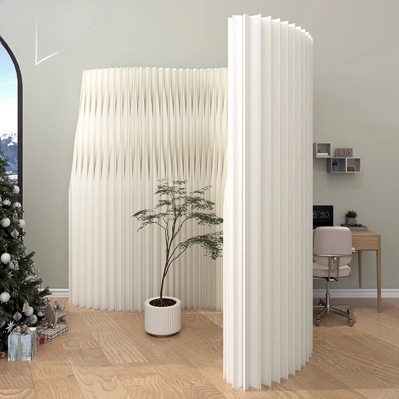Screen partition Office foldable mobile fence Wind wall partition, no punching Background wall False wall