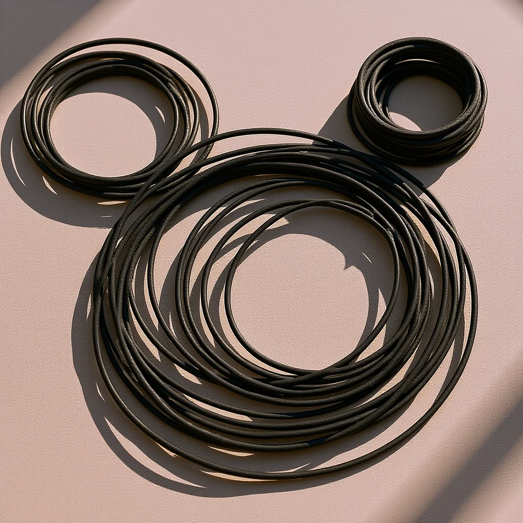 90Pcs Cassette Tape Recorder Belts Rubber Drive Belts for Music Players Cd Video Dvd Devices Tear Resistant Smooth Operation