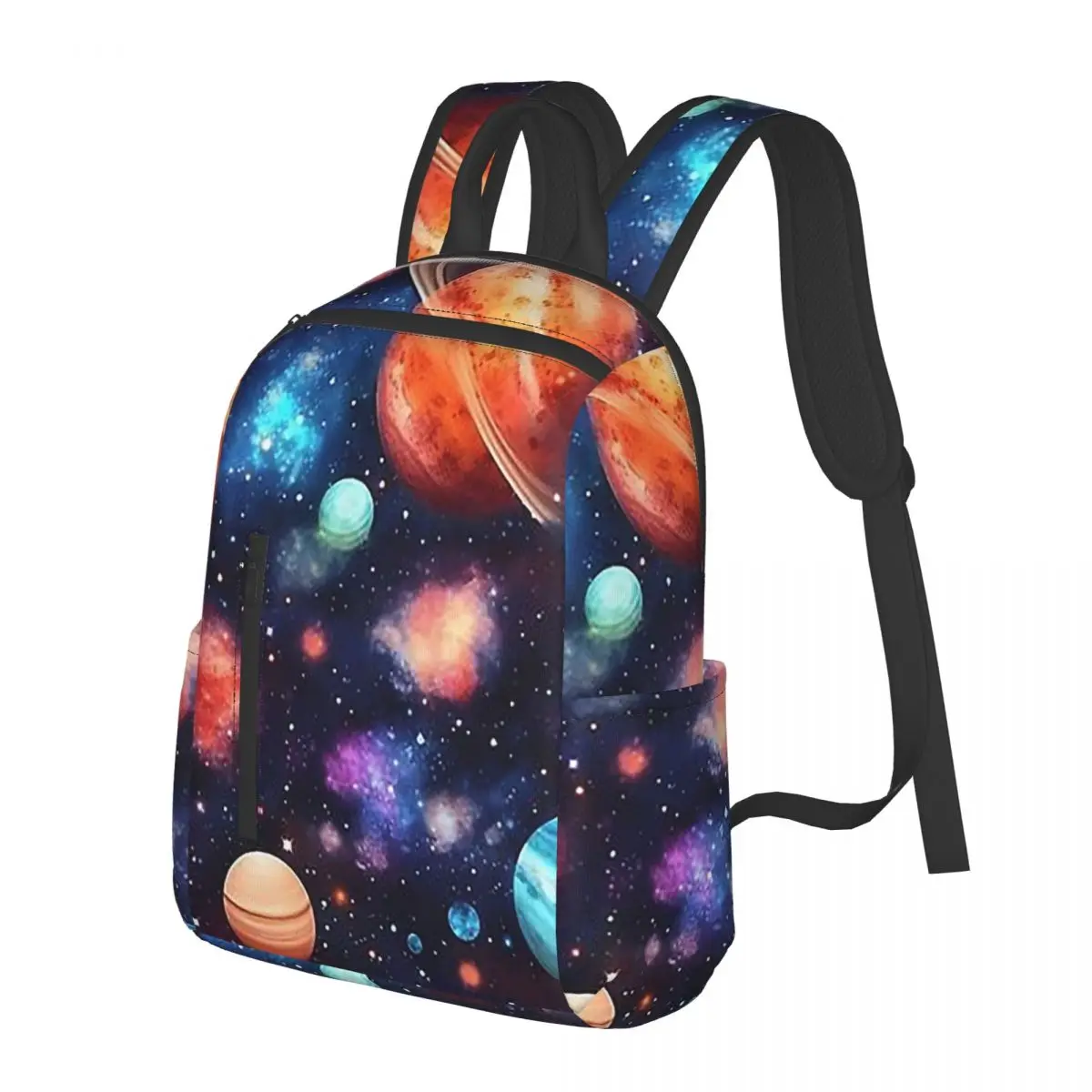 Solar System Space Planets Universe Student Backpack School Bag Hiking Travel Daypack for Men Women Bookbag Shoulder Bags