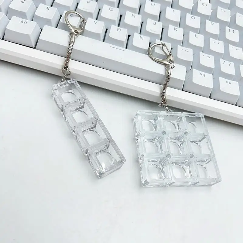 DIY Mechanical Keyboard Switch Tester Keychain 6 Keys For Switch Trying Office Gaming And Custom Keyboard Build