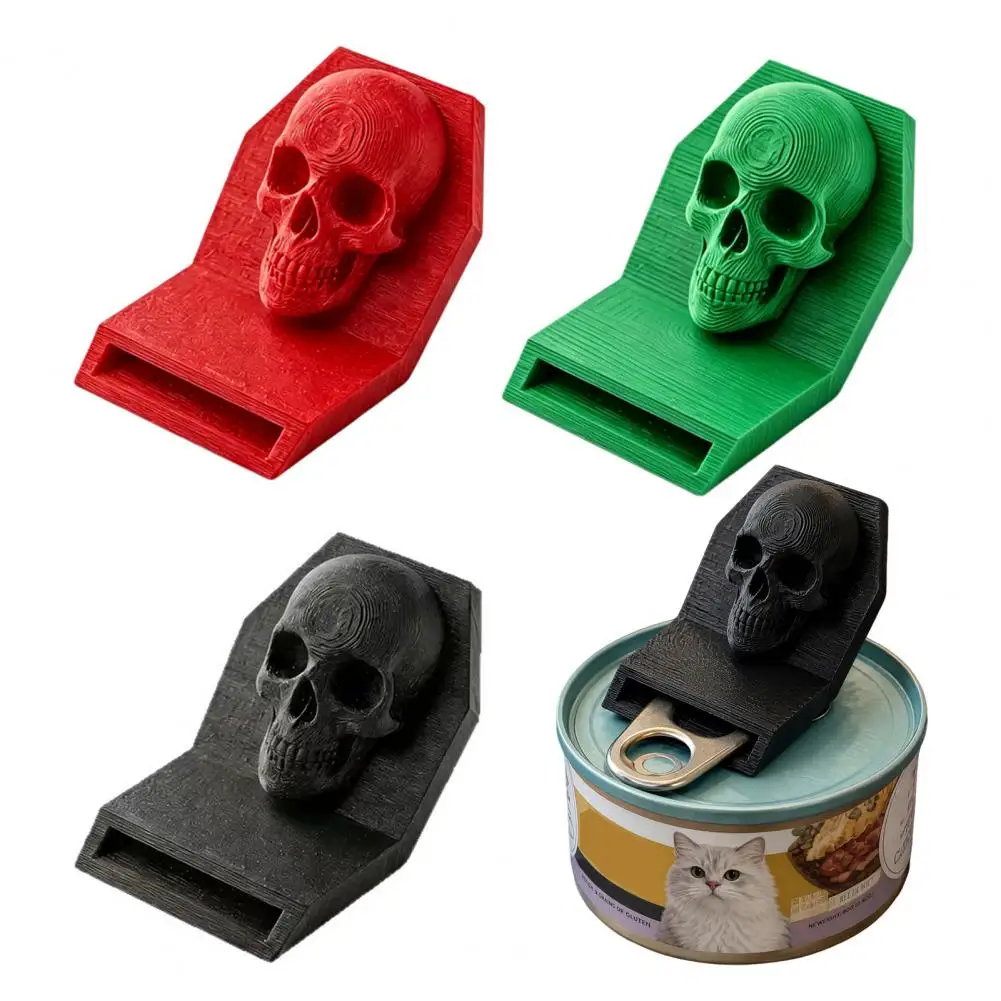 Manual Opener Gothic Skull Opener 3d Printed Kitchen Tool Pull Tab Opener Gadget Trendy Gift Accessory for Friends Family