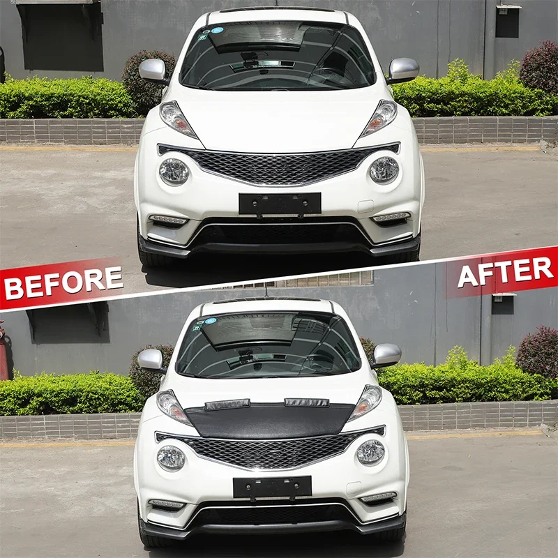 

For Nissan Juke YF15 2010-2019 Car Hood Cover Stone Deflector Hood Protection Shield Sand Block Exterior Accessories