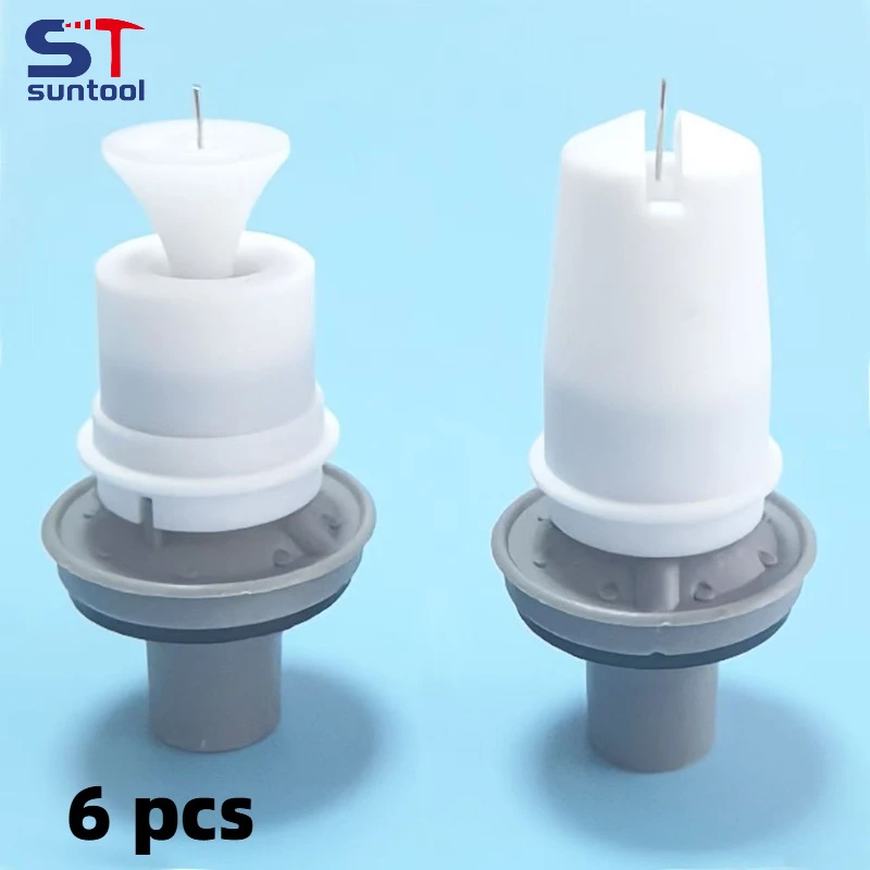 Suntool 6pcs Flat Nozzle 1106076 and Round Nozzle 1082060  for Ndson Encore Electrostatic Powder Coating Gun