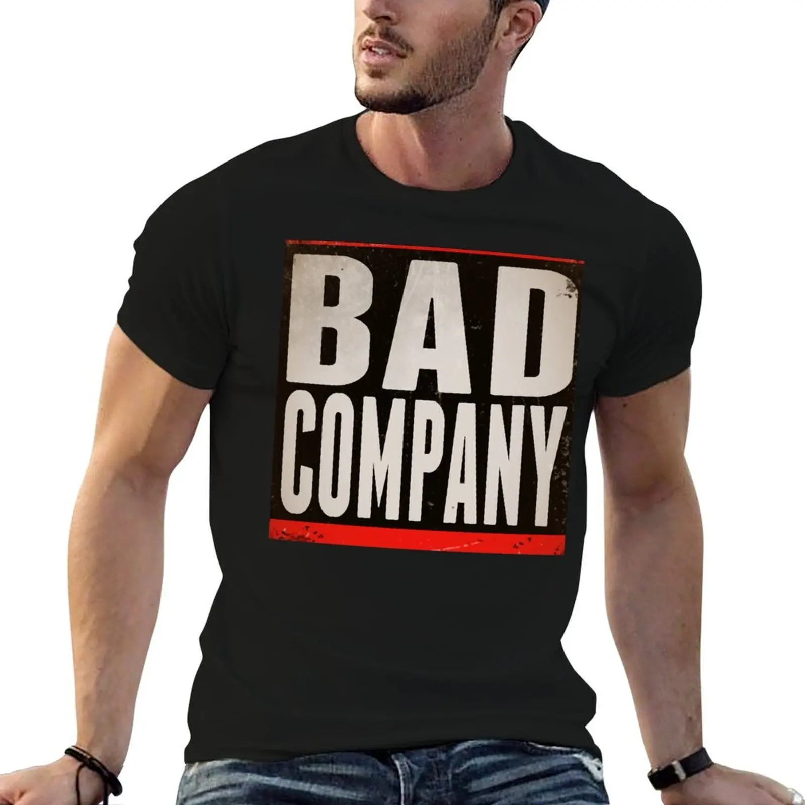 bad company poor handling T-Shirt luxury designer cotton man t-shirts Men's clothing