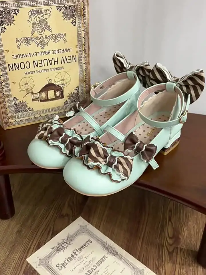 Original Lolita Y2k Mary Jane Shoes Spring and Autumn Girl's