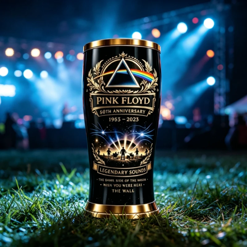 Pink Floyd The Dark Side of the Moon Tumbler Mug de voyage étanche pour le camping, le bureau et une utilisation quotidienne