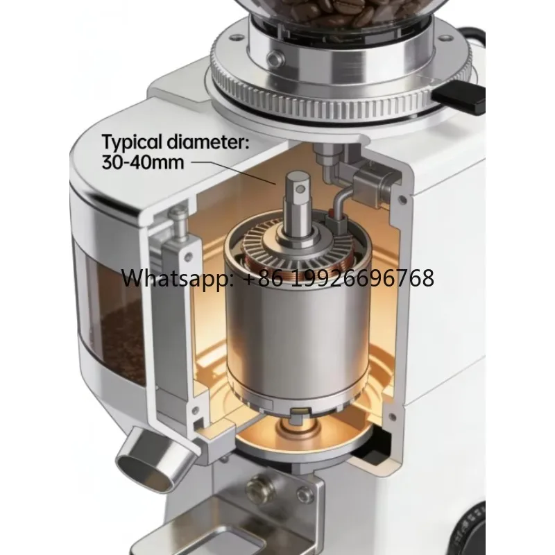 PrimoPal Portable Coffee Mill 200W 400W Three Phase 65*65mm Brushless Motor 3000rpm 1.27N.m Inner Rotor Brushless DC Motor