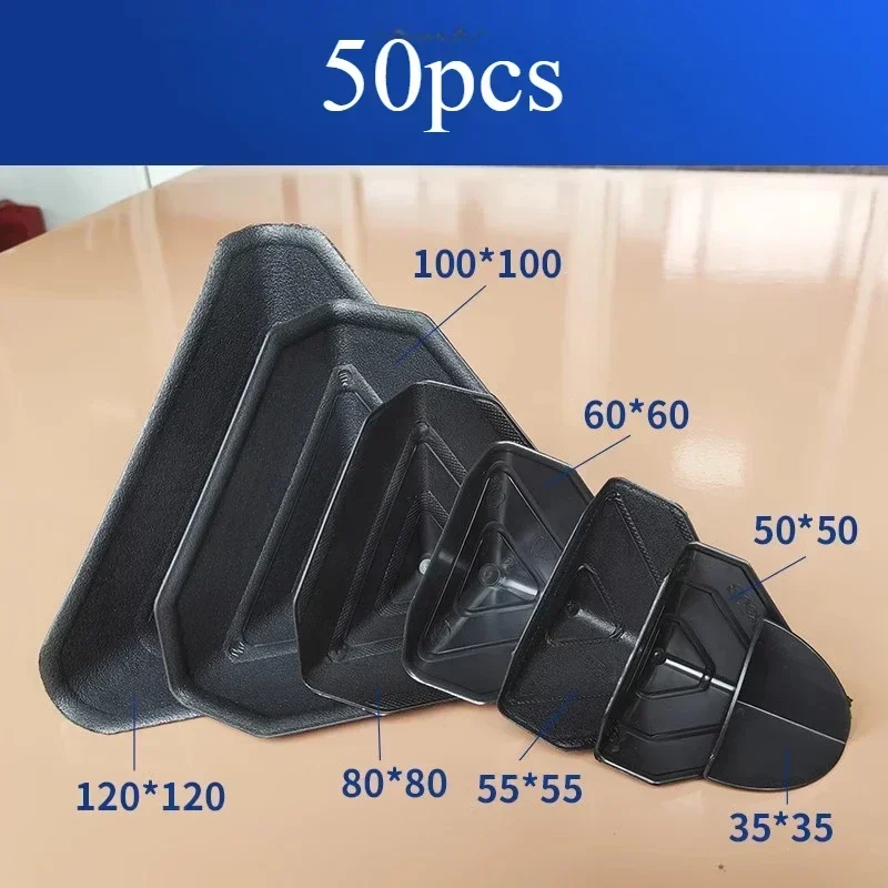 50pcs Plastic Corner Protectors Logistics Transportation Anti-collision Corner Protection Cardboard Box Triangle Corner Cover