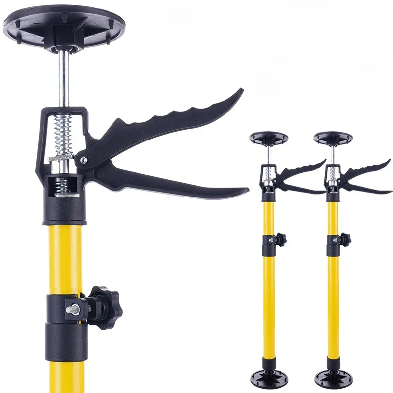 2Pcs Telescopic Support Rod Adjustable Length 3rd Hand Supporter System 40KG Capacity Non-Slip Pole for Cargo