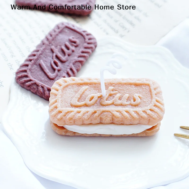 【SE】DIY Biscuit Shape Candle Silicone Mold Handmade Biscuit Chocalate Baking Mould
