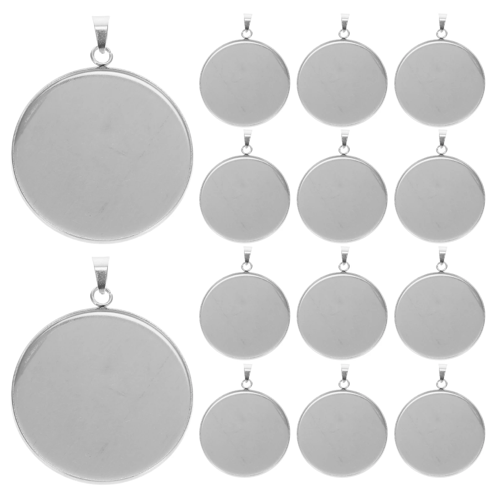 

20pcs Pendant Pendant Trays Trays DIY Jewelry Making Kits Necklace Bracelet Earrings Jewelry Base Set Round Cork Base