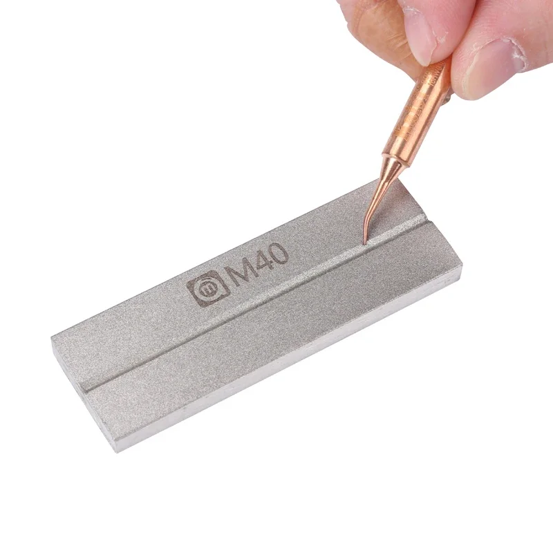 AMAOE M40 Multi-Function Whetstone Grindstone for Tweezers Corrector Soldering Tips Blade Grinding Repair Tools