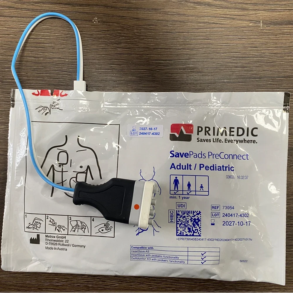 Coussinets d'électrode d'origine M250, pré-insérés, à double rangée