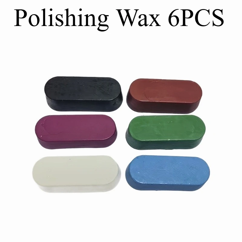 6Pcs 30g Metal Polishing Compound Kit for Buffing Stainless Steel Wheel Jewelry Aluminum Buffing Compound Bars Set