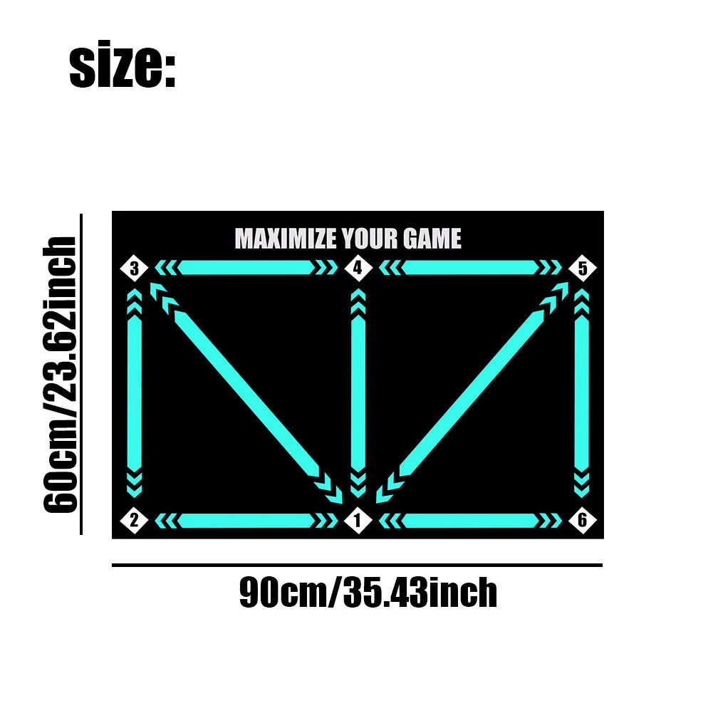 เสื่อ latihan Sepak Bola ทนทานกันลื่นพับได้สำหรับเด็กผู้ใหญ่เสื่อฝึกเลี้ยงลูก latihan Sepak Bola อุปกรณ์กลางแจ้งในร่ม
