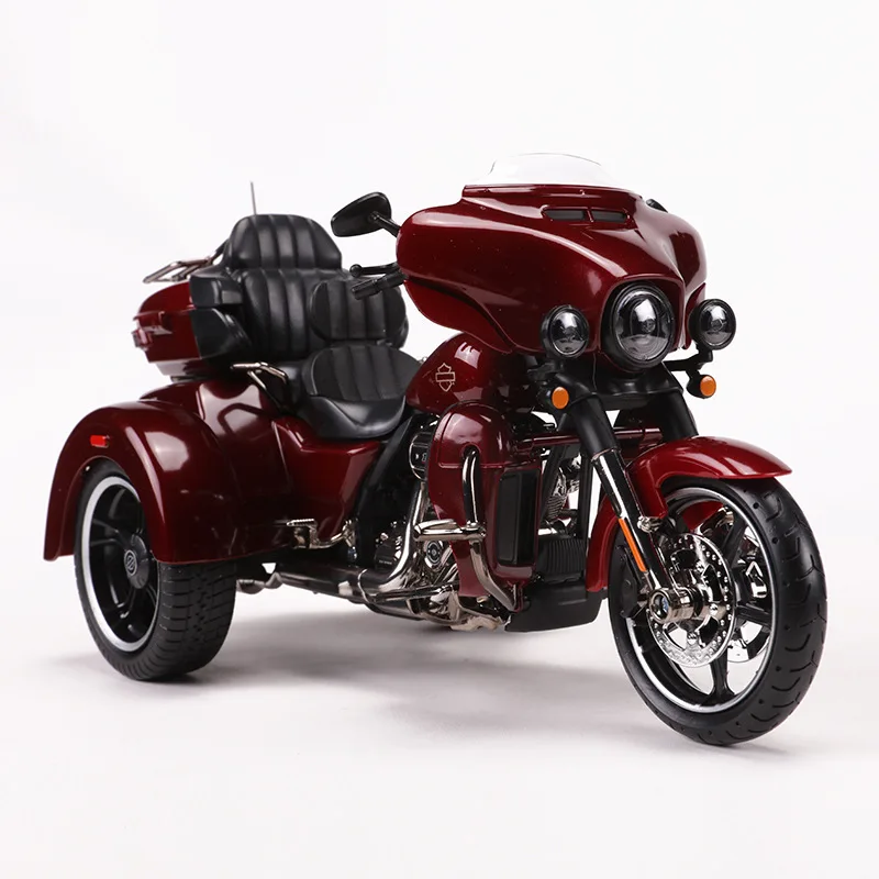 

CVO-Tri Glide Three-Wheeled Motorcycle Model, Car Model, Tabletop Decoration, Collection Display Gift, 1:12, 2021