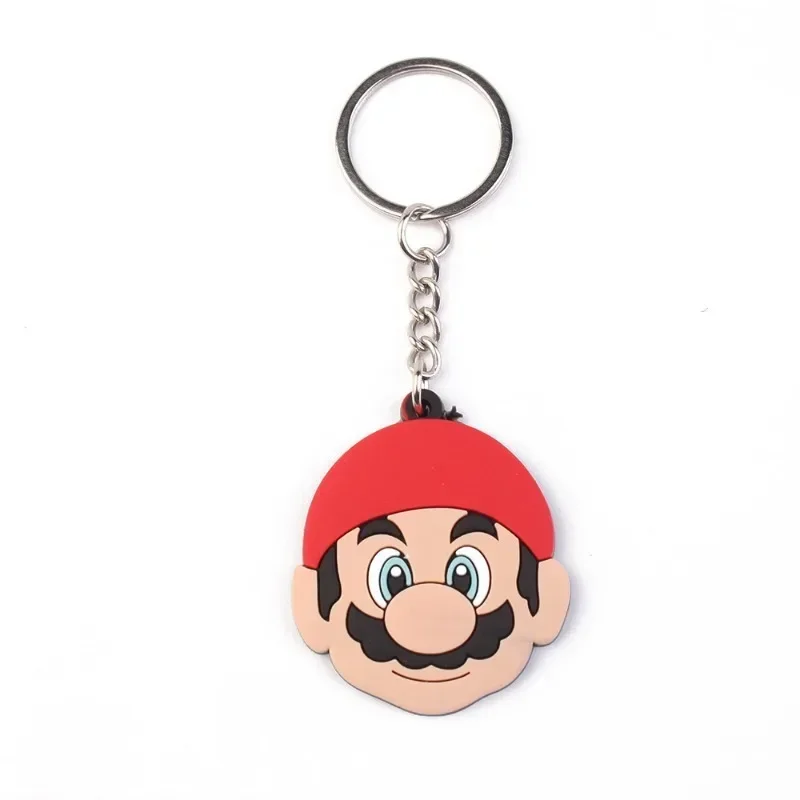 Super Mario Bros Sleutelhanger Anime Rugzak Hanger Luigi Cartoon Game Leuke Autosleutel Ring DIY Speelgoed Tas Decoratie Charms Kleine Geschenken