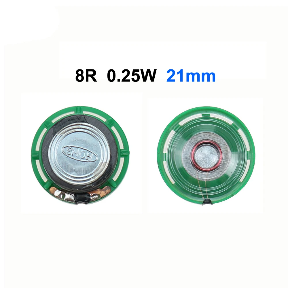 YuXi 2pcs 8/16/32 Ohm 0.25W 0.5W 20mm 21mm 23mm 27mm 29mm 36mm 40mm Diameter External Magnetic Speaker DIY Horn For Children Toy