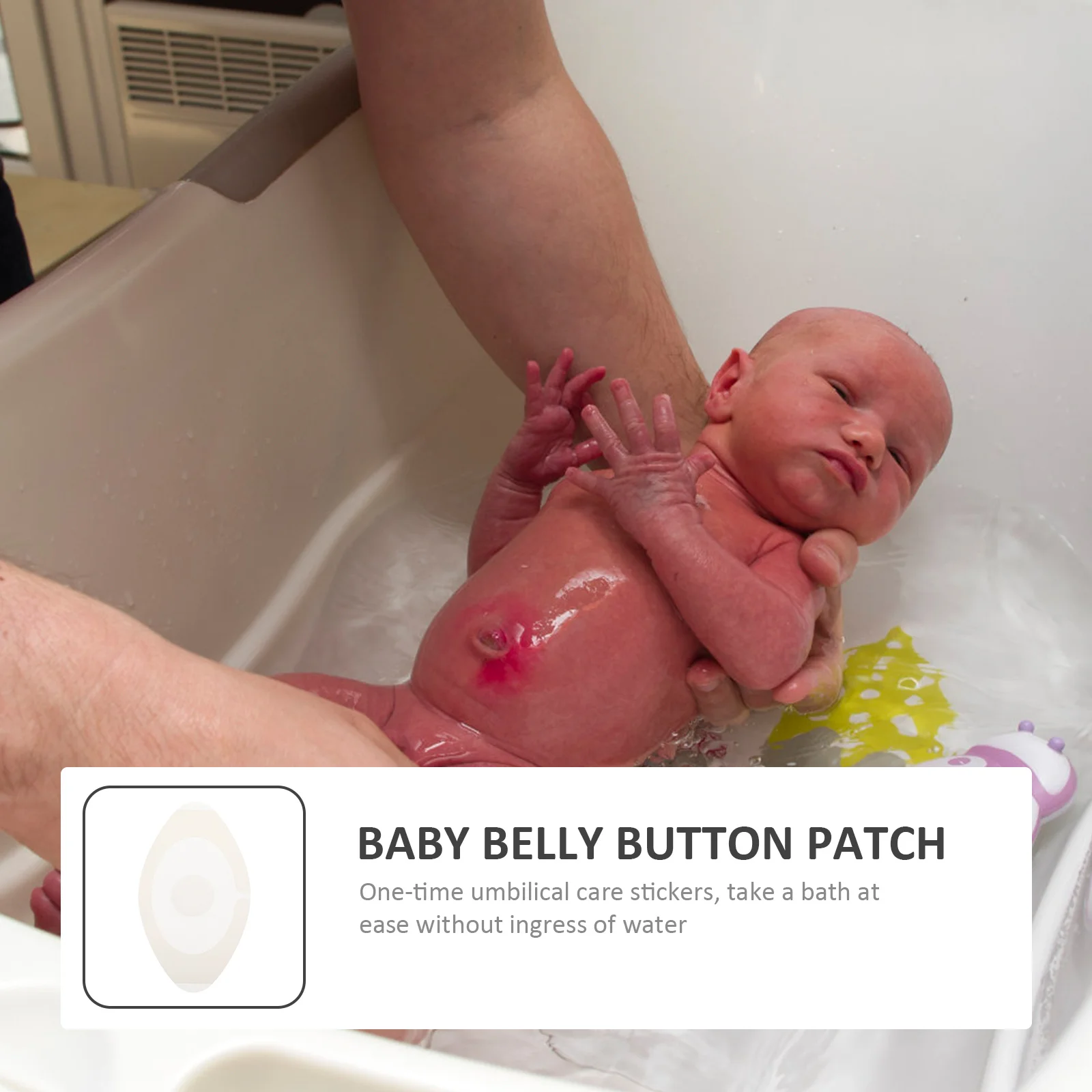 

10 шт., детские патчи для живота, одноразовые водонепроницаемые патчи для пупка для новорожденных, защитная наклейка для пупка для плавания