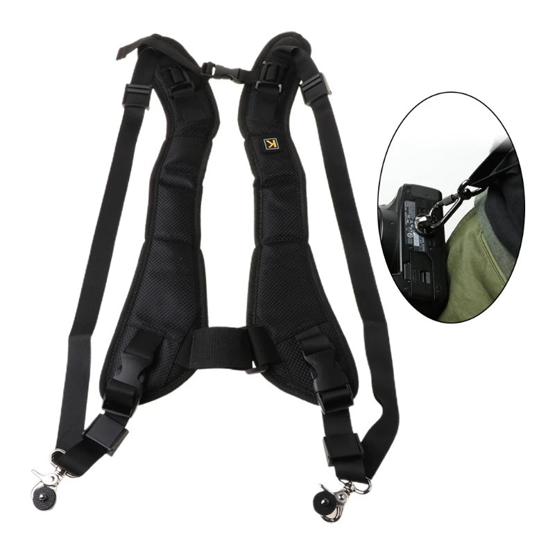 High Quality Black Professional Rapid Camera Double Shoulder Sling Strap For SLR DSLR For Nikon  Camera Drop Shipping