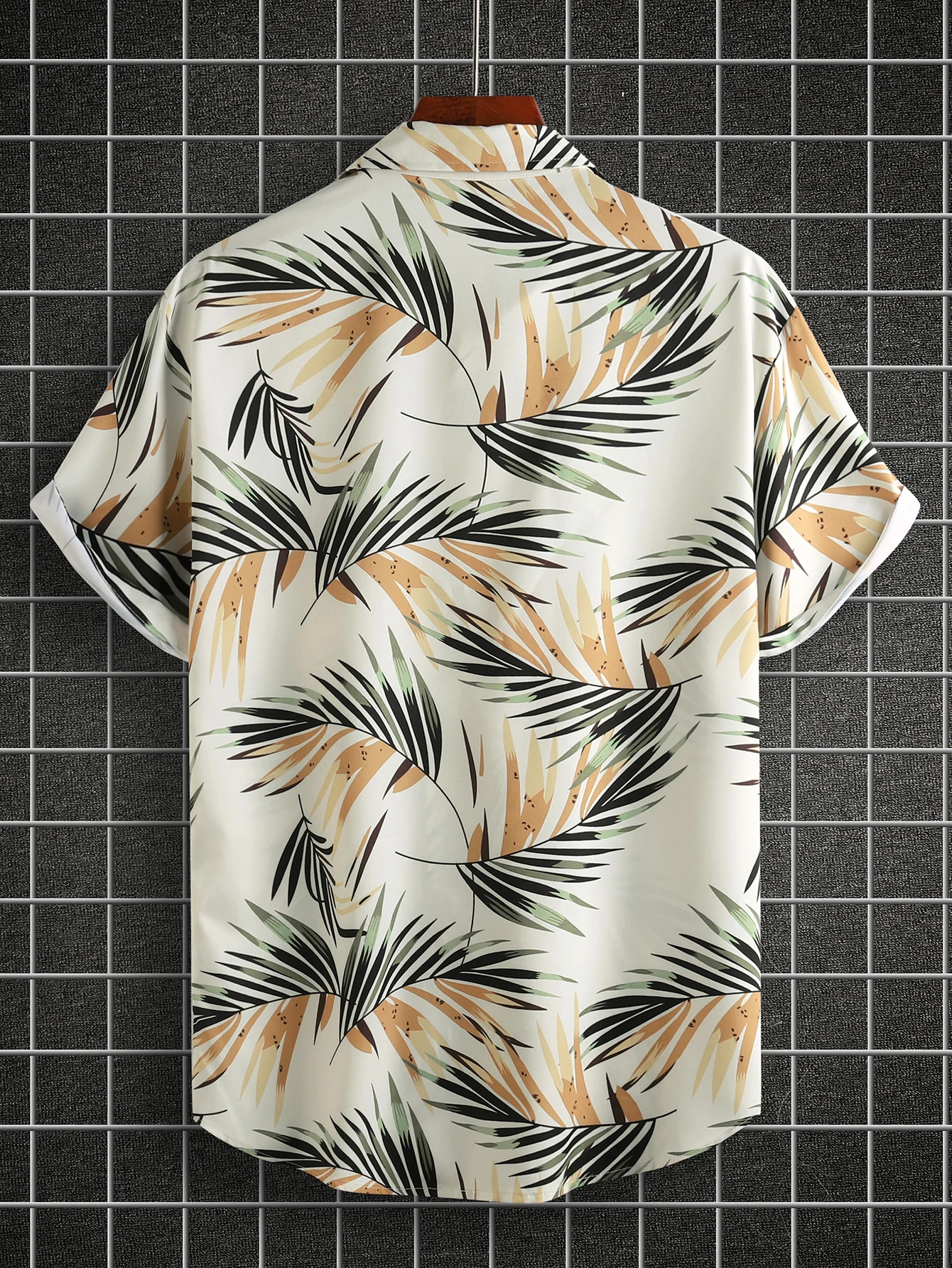 2024 Men\'s Fashion digital Printed short-sleeved Shirt Men\'s Hawaiian printed shirt