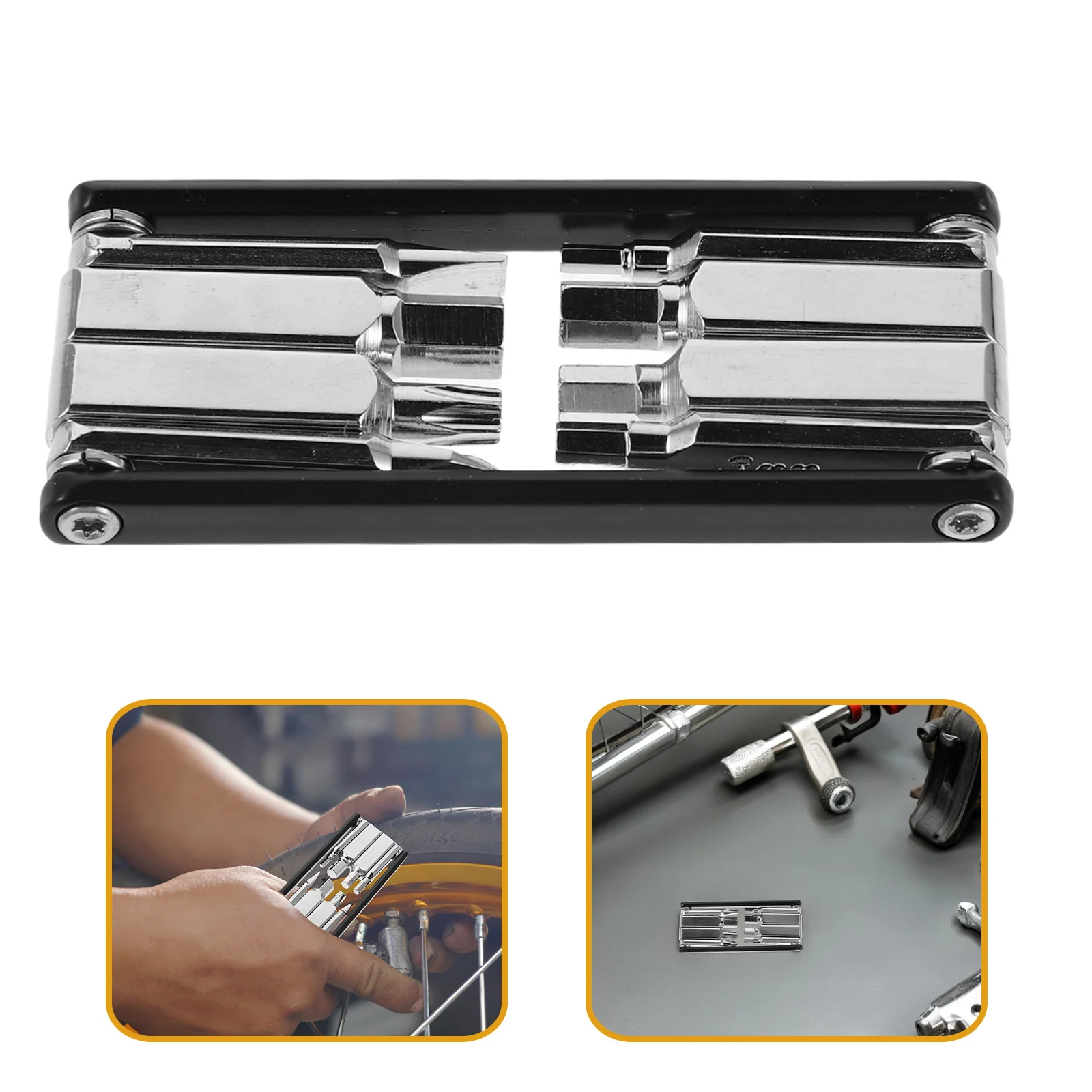 

8-in-1 Bicycle Repair Tool Kit Compact Portable Cycling Wrench Set Mountain Bike Maintenance Kit Bike Repair Tool Set