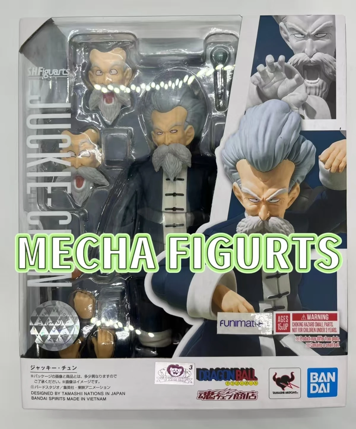 

BANDAI SHFiguarts SHF Dragon Ball Juckie-Chun Аниме Фигурка Модель игрушки