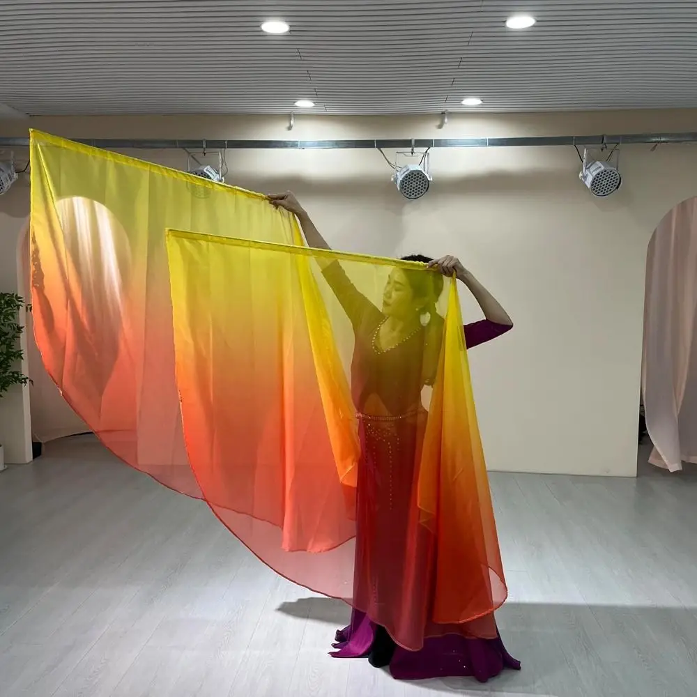 텔레스코픽 스틱 포함 벨리 댄스 액세서리 소품 확장 가능한 막대 여러 가지 빛깔의 다채로운 스카프 플래그 댄스 파티 경량