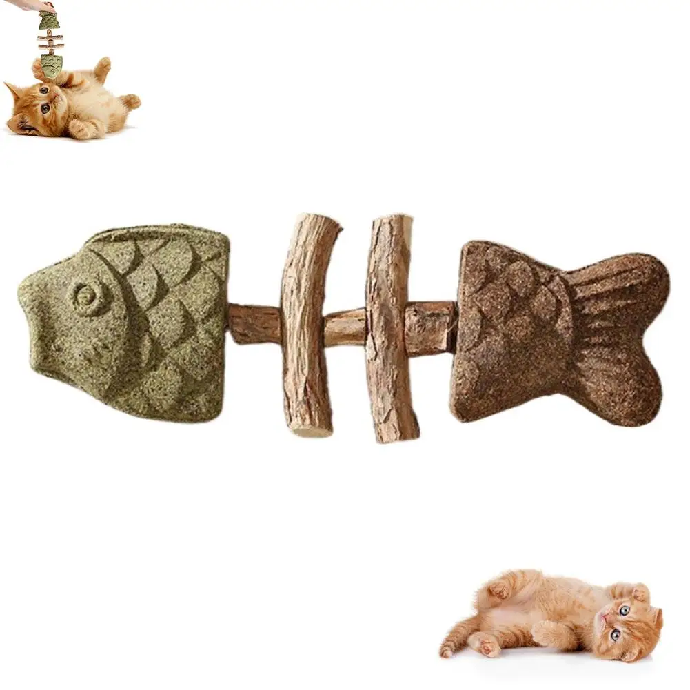 Katzenminze-Bälle, lustiges Fischgräten-Katzenspielzeug, leckener Snack, Katzenminze, Silvervine, Kätzchen, Kauen, Reinigen, Zähne, Spielzeug für Katzen, Heimtierbedarf