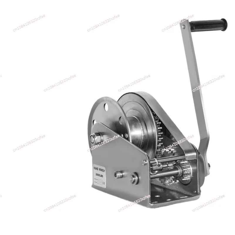 Hand Winch 304 Stainless Steel Two-way Self-locking Small Household Winch Manual Winch Lifting and Traction Hoist