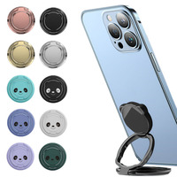 Universal Mobile Finger Ring Holder Phone Socket Holder 360 Degree Rotating Round Phone Ring holder Mount Stand Accessories