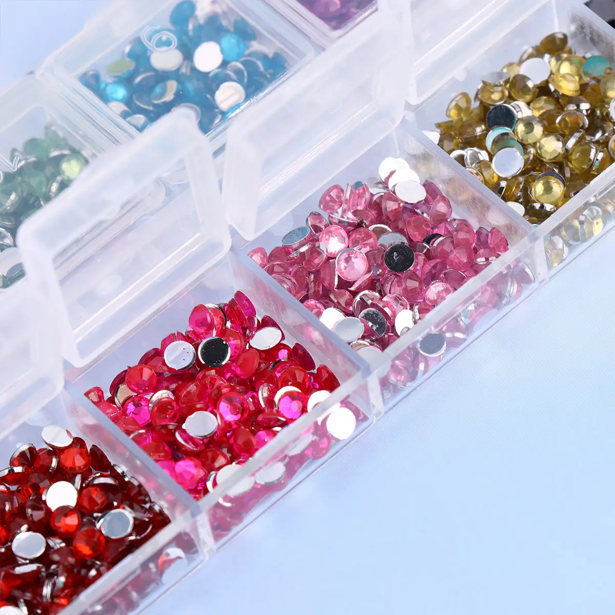 1세트 도트펜 네일 라인스톤 키트 전문 네일 아트 도구 세트 DIY 매니큐어 장식 액세서리 매니큐어 도구