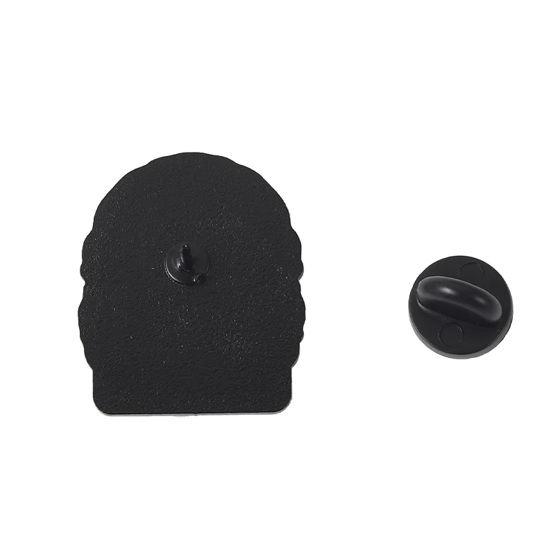Skull Skeleton Enamel Pins Black White Bone Brooches Lapel Badges Custom Backpack Accessories Kid Gift Friends Jewelry Wholesale