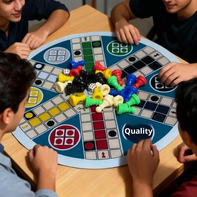 

1 Set Tabletop Party Game – Flying Chess Board Game for 2-6 Players, Family Gathering Indoor Game Gift