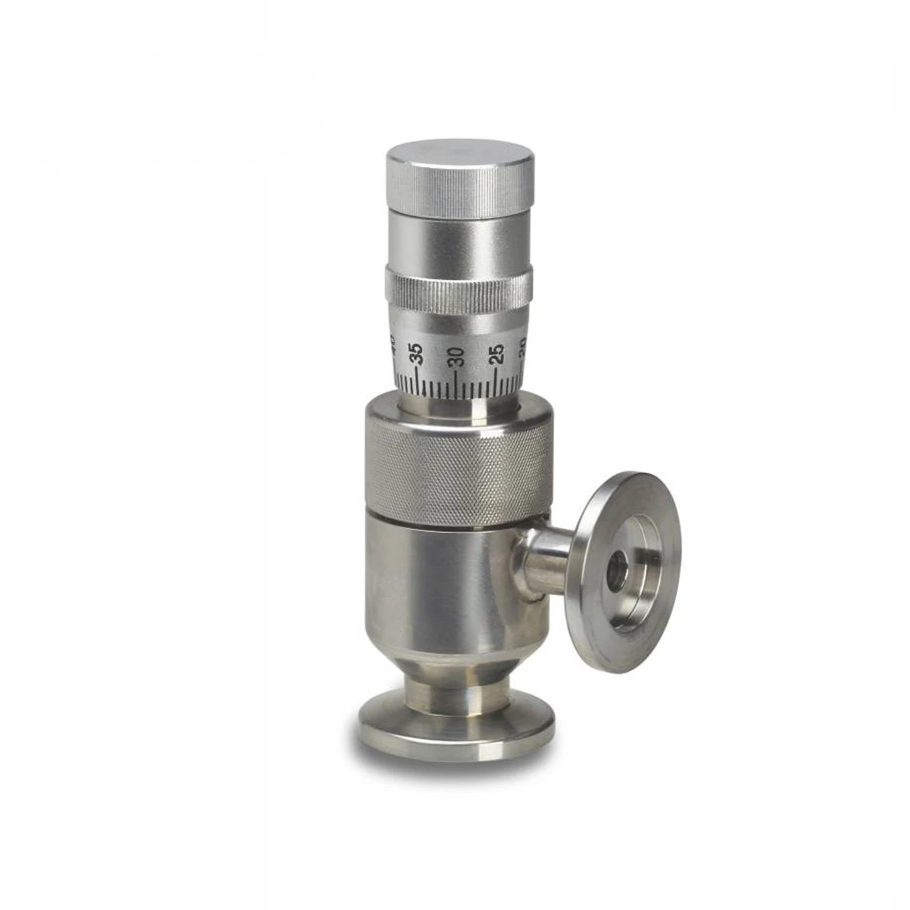 KF16 Standard Stainless Steel Vacuum Dosing Control Valve Industrial Vacuum Pipeline Flow Adjustment Control Valve for Lab