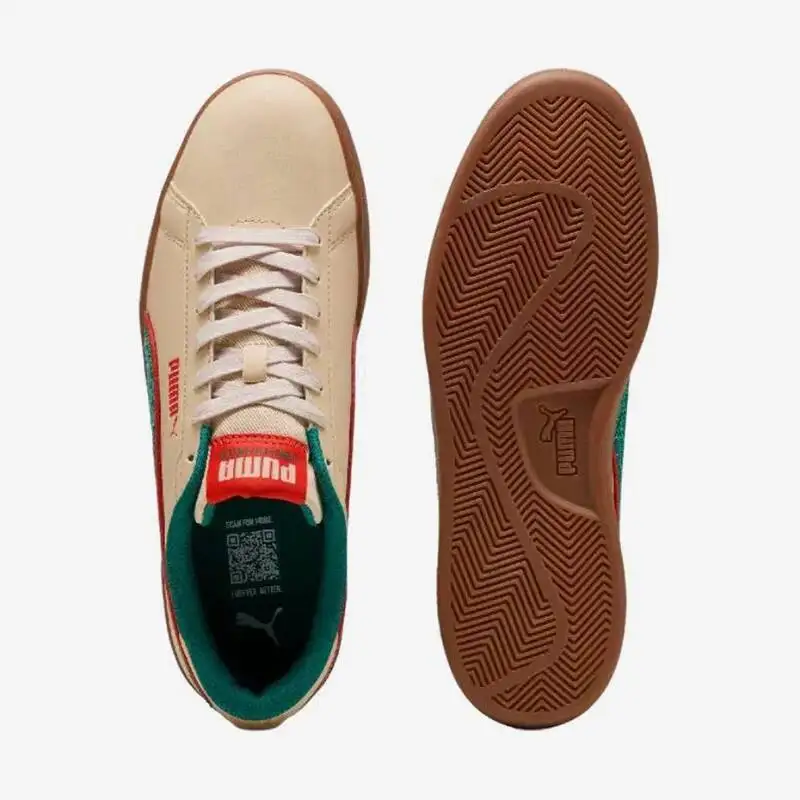 

PUMA Unisex Smash 3.0 Retro Low Top Leather Casual Sneakers Cushion Gum Rubber Sole Daily Walking Skate Shoes 402630-01