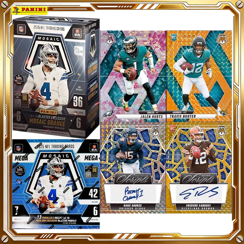 

Набор загадочных карточек Panini Mosaic Football NFL 2025: коллекционные аниме-карточки, игрушки, подарки на праздники и дни рождения для мальчиков и девочек