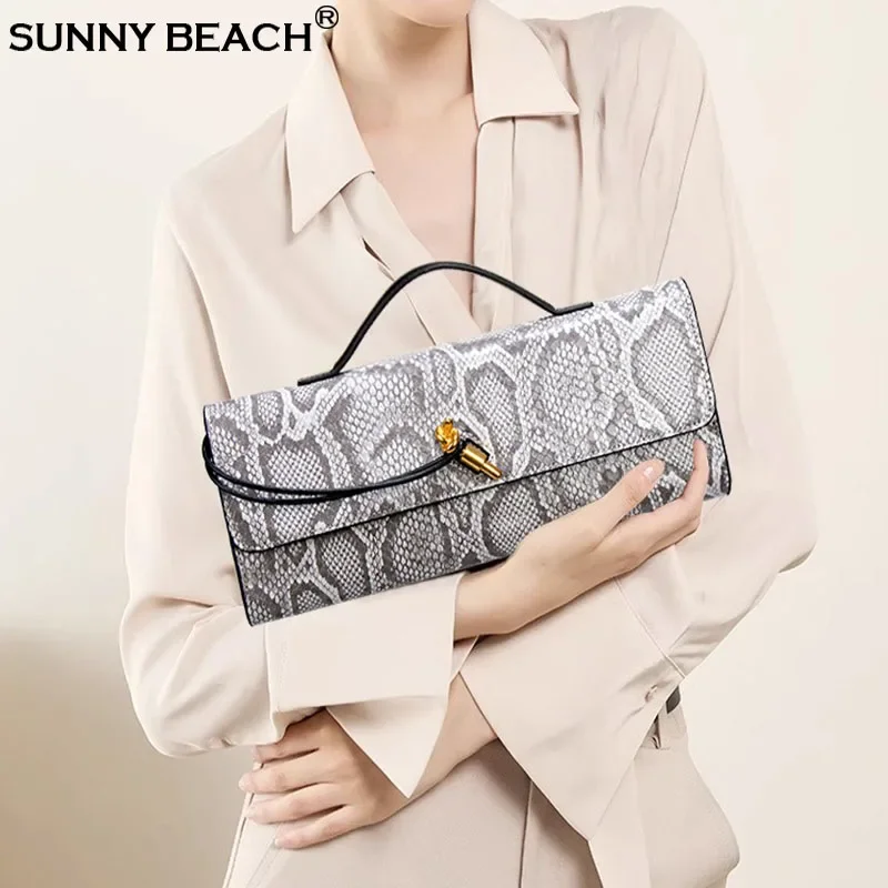 

Модный роскошный женский клатч для вечеринки, длинный вечерний кошелек с крокодиловым принтом, женская сумка через плечо для девочек, сумка через плечо