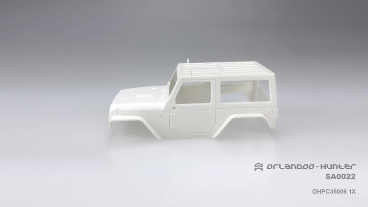 Car Shell Sa0022 Oh35A01 Ohpc35006 For Jeep Wrangler Orlandoo Hunter 1/35 Rc Crawler