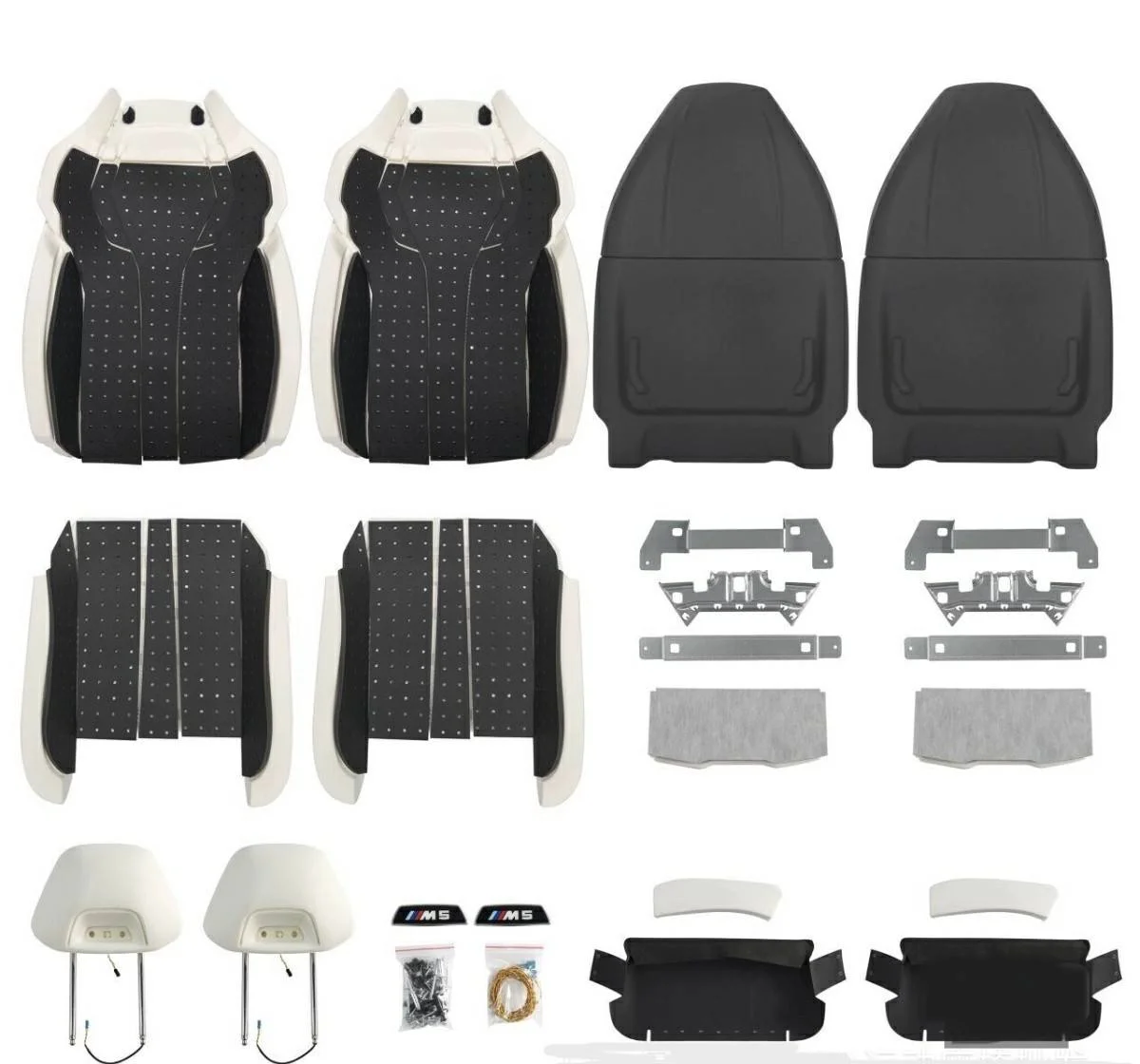 Customizable Seats for   M2 M3 M4 M5 M6 X3M X4M X5M X6M G80 G81 G82 G87 G90 F90 F93 F94 F95 F96 F97 F98 Seat Modification