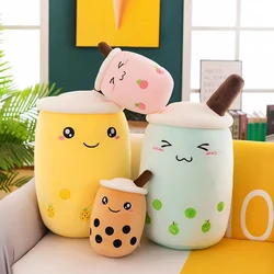 Milk tea plush toy Boba milk tea ice cream milk tea fruit tea plush toy plush pillow Boba teacup gift girl