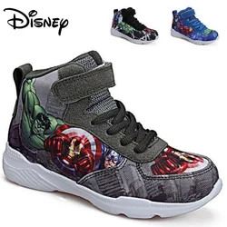 Disney Kids Sport Shoes Children Tennis Shoes Fashion High-Top Sneakers Boys Basket Shoes Girls Running Shoes Size 25-36