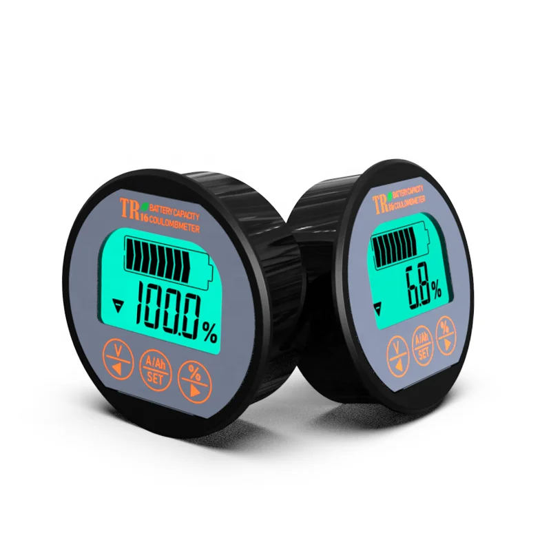 12V 24V 48v High Precision Car Battery Charge and Discharge Battery Load Level Indicator Battery Monitor Capacity Tester
