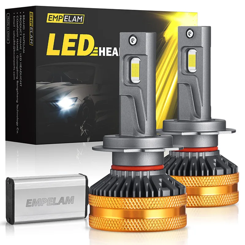 

Автомобильная фара 12 В 24 В, общая мослейная фара, модификация 6500 лм, супер яркая лампа для передней фары H4, дальний и ближний свет H7