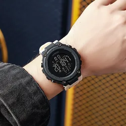 Multifunction Men's Watches Waterproof Alarm Clock Chronograph LED Electronic Wristwatch for Man Men Students Teen