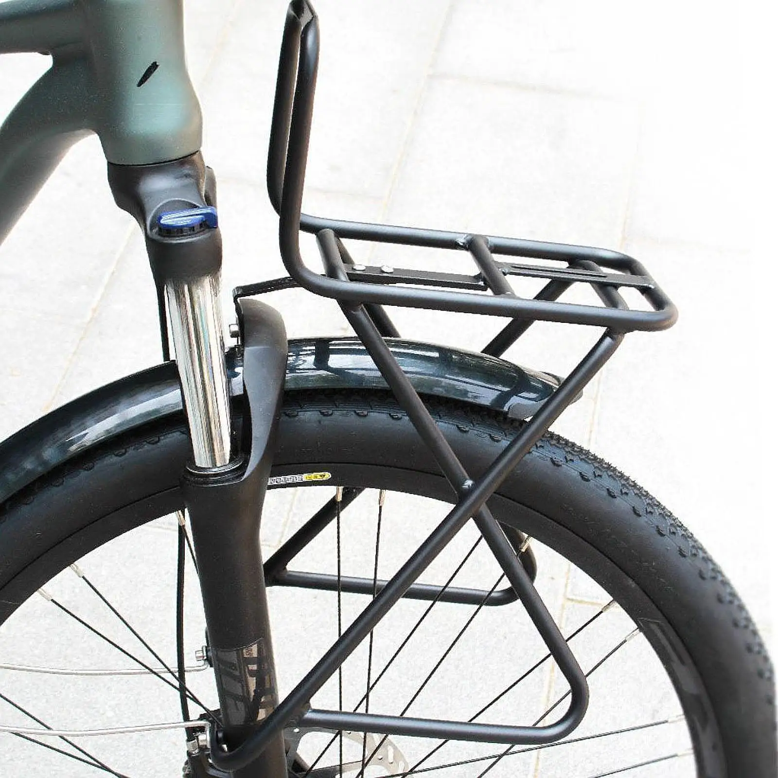 Porte-bagages avant de vélo en alliage d'aluminium durable, support de chargement à montage central bas pour Duke 300 600 Wolf 27 Mountain Touring