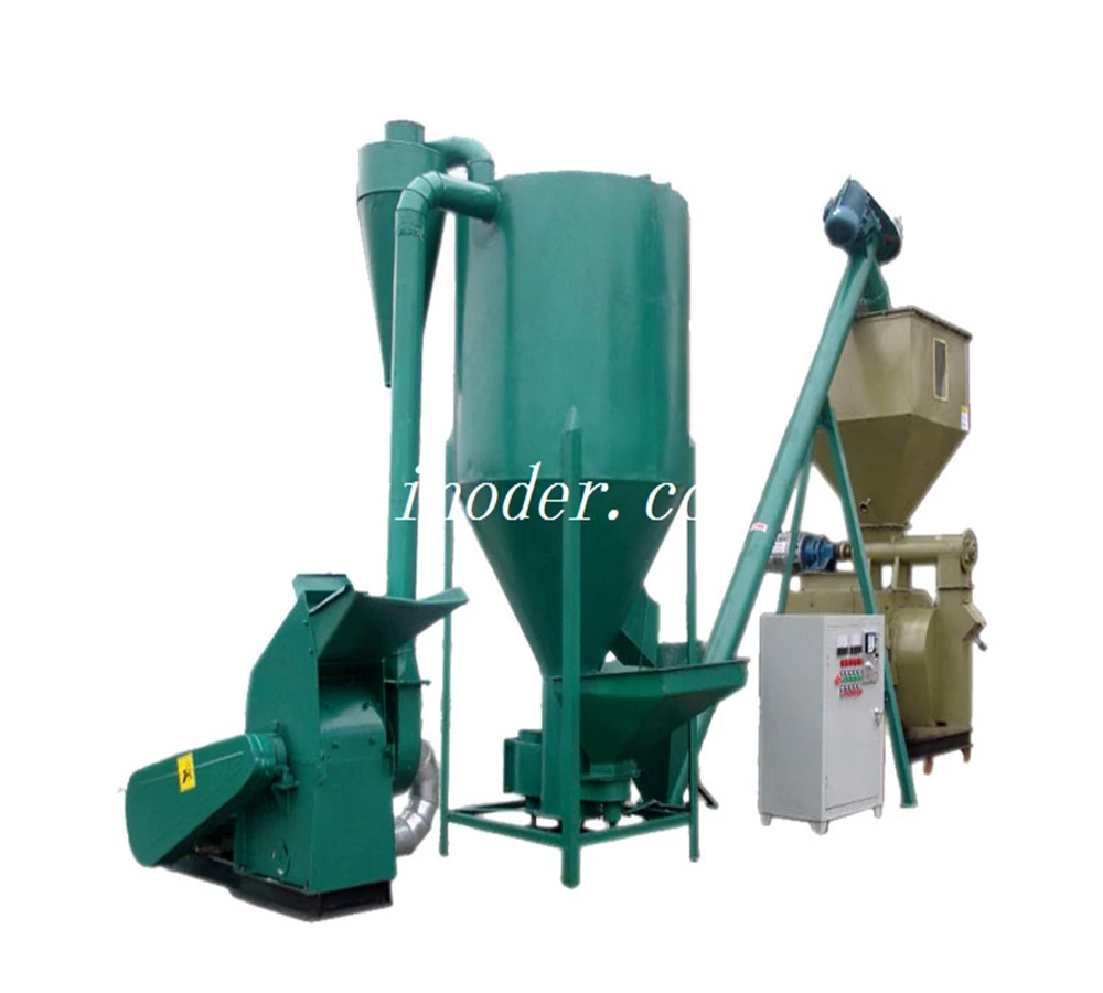 Animal Feed Mill Mixer Poultry Chicken Feed Mixer Grinder Machine For Animal Food Mixer And Crush