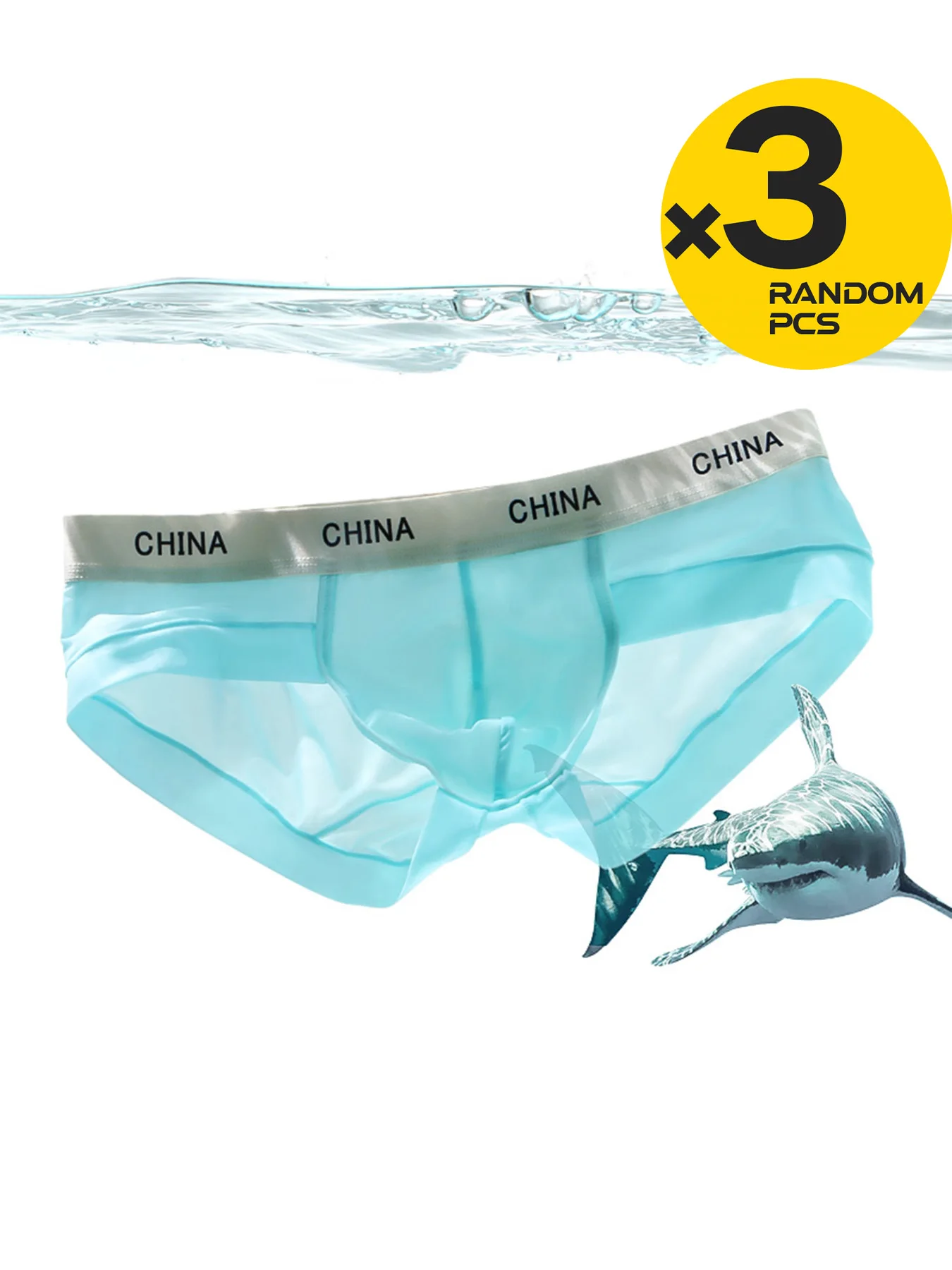 2/3/4 PCS Männer Badehose Eis Seide Atmungsaktive Unterwäsche Beutel Ausbuchtung Unterhose Dessous Höschen Trendy Teen Qualität Mid Rise boxer
