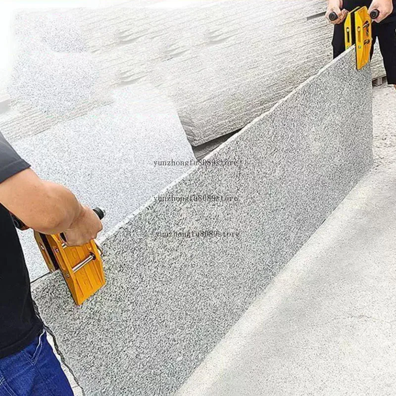 350KG Labor‑Saving Double‑Handle Carrying Clamp With Rubber Pad Heavy‑Duty Lifting Tool