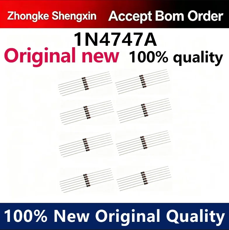 （5pcs-100pcs）New 1W 1W 1W Zener Diode 1N4747A IN4747A 20V 1N4747